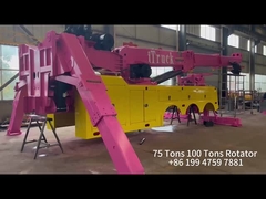 75 tons rotator wrecker operation dispaly