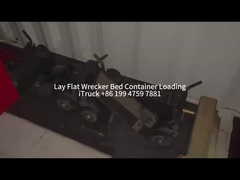 Container Loading of Lay Down Wrecker Bed