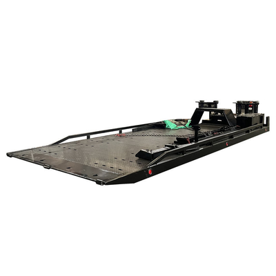 4 Tons 180 Degree Rotator Roll Back Truck Bed With Sliding Winch Rotating Ramp