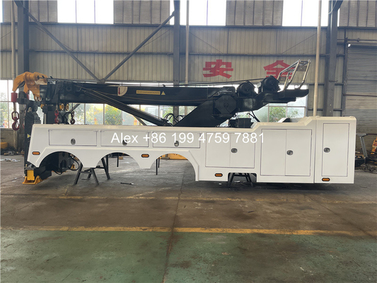 110000 Lbs. Heavy Duty Rotator Wrecker Body With Continuous Rotation Recovery Boom