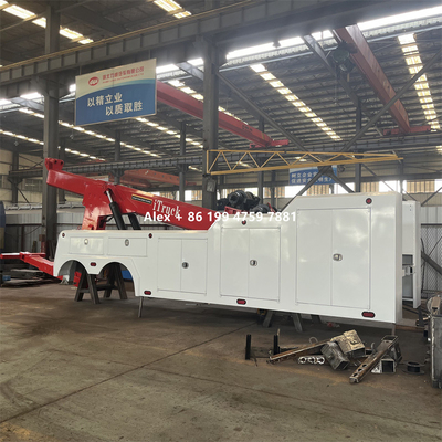 20 Tons Boom And Underlift Heavy Duty Wrecker Recovery Truck Bodies Manual Transmission
