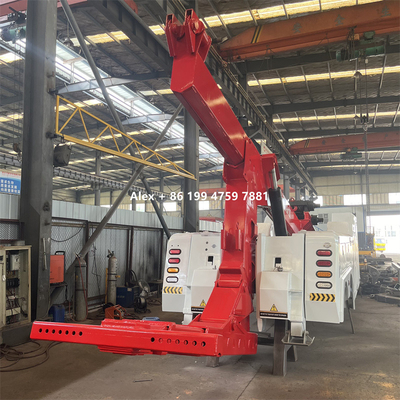 20 Tons Boom And Underlift Heavy Duty Wrecker Recovery Truck Bodies Manual Transmission