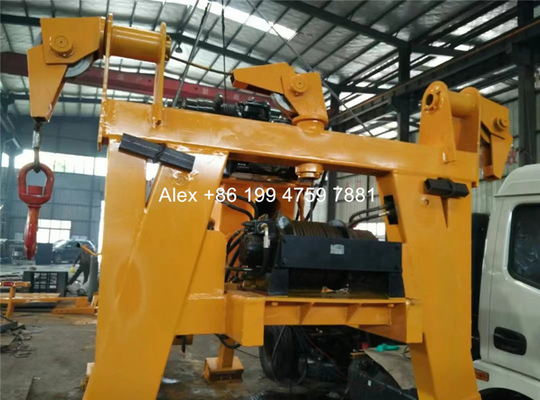 16 Tons Planetary Winches Low Profile Wrecker Tow Bar Integrated Underlift