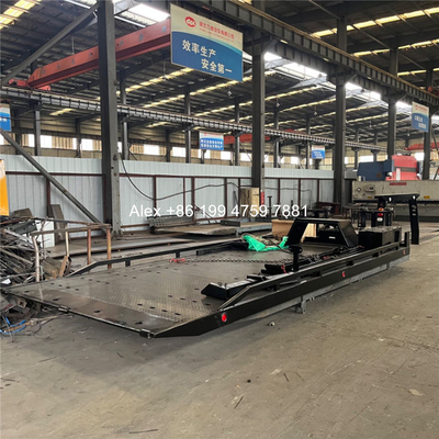 4T To 20T Usa Style Towing Truck Flatbed With Grid Carrier Deck