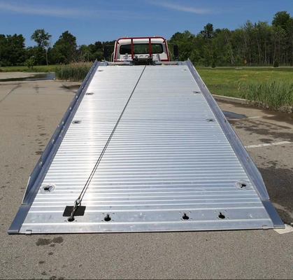 5 Tons Aluminum Platform Wrecker Bed Tow Truck Body Length 5 - 7m