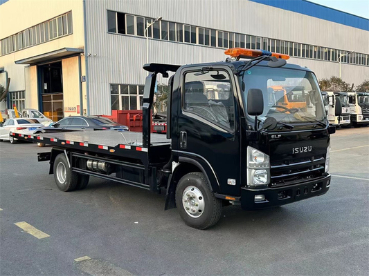 8 Tons Roll Off Full Landing Flatbed Tow Truck Wrecker Body Safely
