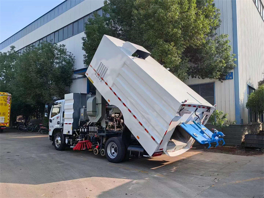10 Cbm Dongfeng 120hp Eu 5 Engine Street Clean Truck For High Pressure Road Jetter