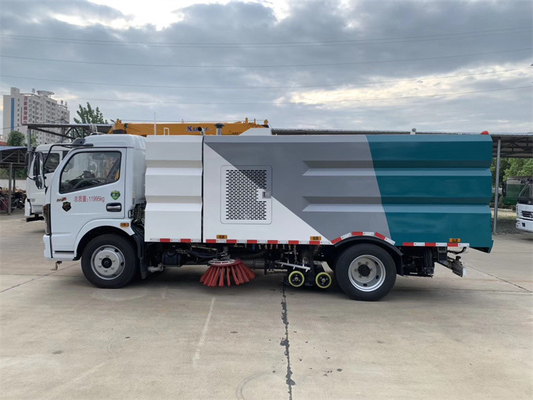 5000 Liters Water Tank And 5000 Liters Dust Tank 120hp Eu 5 Engine Street Clean Truck