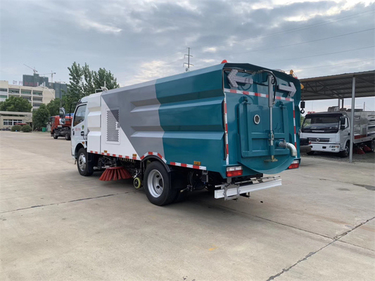 5000 Liters Water Tank And 5000 Liters Dust Tank 120hp Eu 5 Engine Street Clean Truck