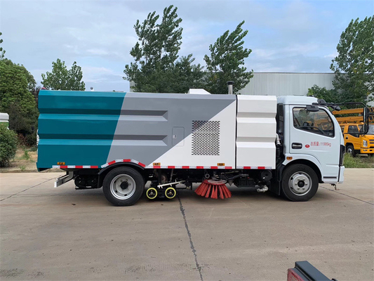 5000 Liters Water Tank And 5000 Liters Dust Tank 120hp Eu 5 Engine Street Clean Truck