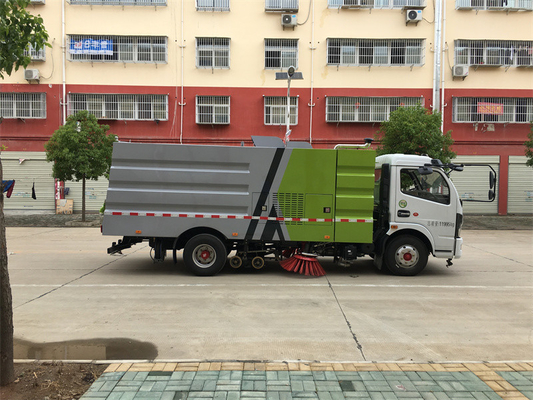 5 cbm water tank and 5 cbm dust tank 120hp Eu 5 Engine Street Clean HIgh Pressure Road Sweeper