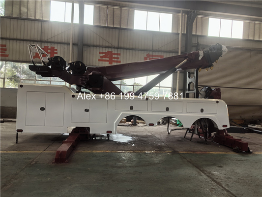 40 Tons Boom Capacity Heavy Duty Wrecker Body Rotator Remote Control