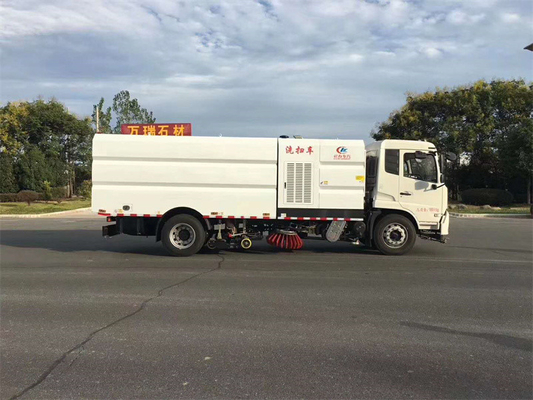 Chinese 9 cbm Water Tank and 7 cbm Dust Waste Tank Dongfeng Sweeper Truck