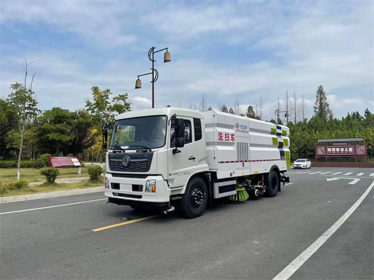 16CBM High Performance Street Cleaner Truck With Rear Dump Method