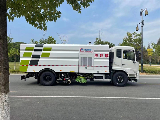 16CBM High Performance Street Cleaner Truck With Rear Dump Method