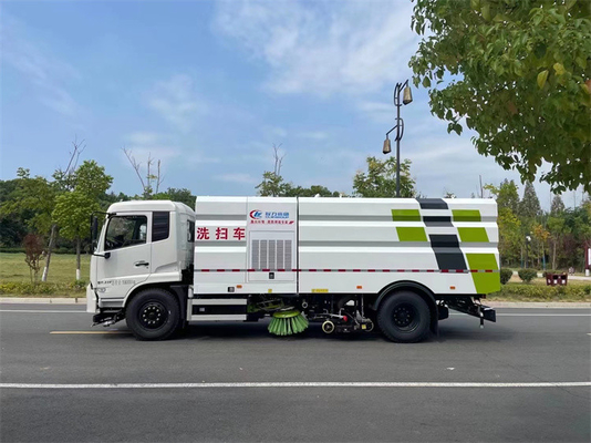 16CBM High Performance Street Cleaner Truck With Rear Dump Method