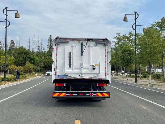 16CBM High Performance Street Cleaner Truck With Rear Dump Method