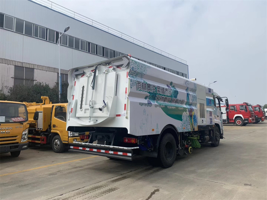 Efficient Multi Functional Road Sweeper Vehicle Combining Sweeping And Washing