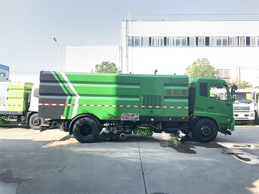 18000kg Street Sweeper Truck Diesel Fueled Truck Mounted Street Sweeper