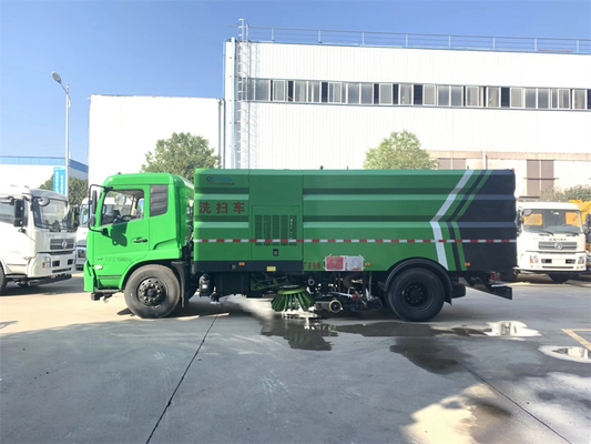 18000kg Street Sweeper Truck Diesel Fueled Truck Mounted Street Sweeper