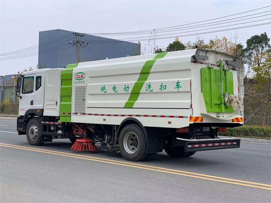 Multifunctional 16cbm Truck Mounted Sweeping Machine For Cities