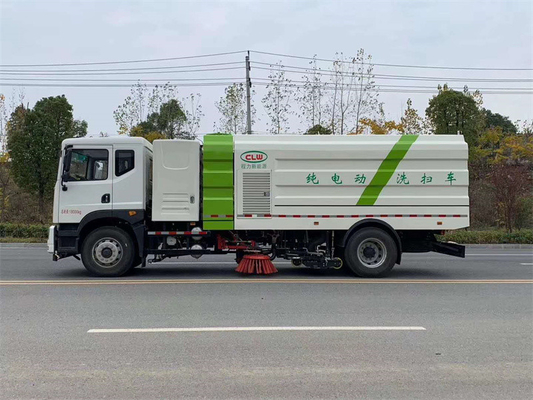Multifunctional 16cbm Truck Mounted Sweeping Machine For Cities