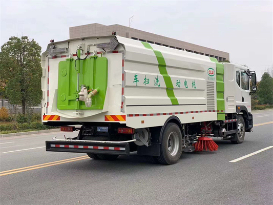 Multifunctional 16cbm Truck Mounted Sweeping Machine For Cities