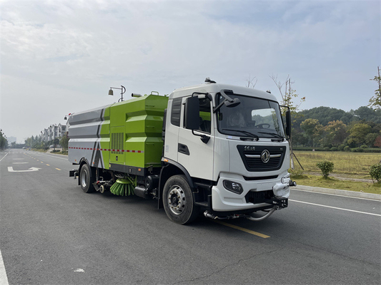 Rear Dump Method Truck Mounted Road Sweeper 4x2 Drive Model For Highways