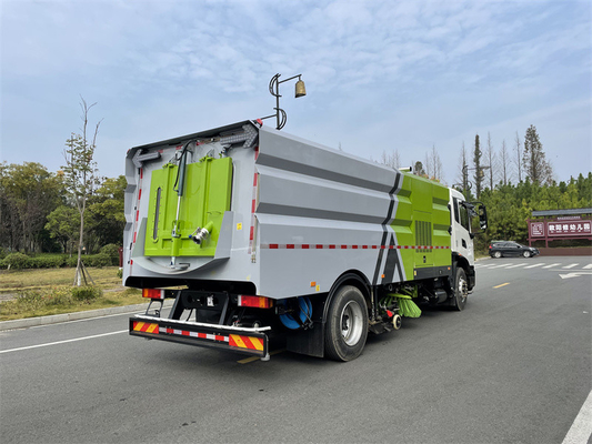 Rear Dump Method Truck Mounted Road Sweeper 4x2 Drive Model For Highways