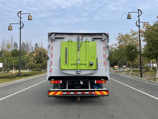 Rear Dump Method Truck Mounted Road Sweeper 4x2 Drive Model For Highways