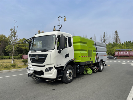 Rear Dump Method Truck Mounted Road Sweeper 4x2 Drive Model For Highways