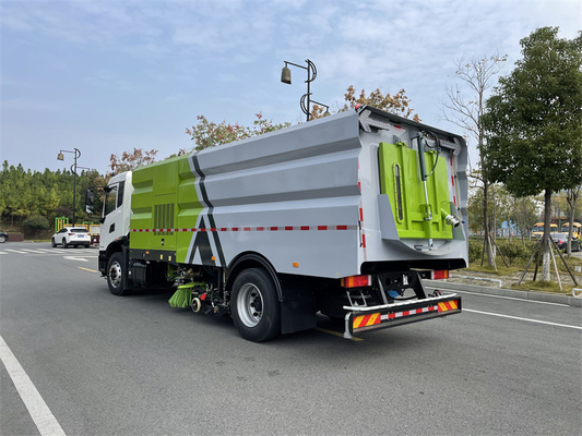 Rear Dump Method Truck Mounted Road Sweeper 4x2 Drive Model For Highways