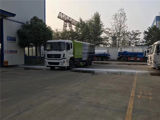 Powerful Street Sweeping Truck Road Cleaner Truck Diesel Fuel Type