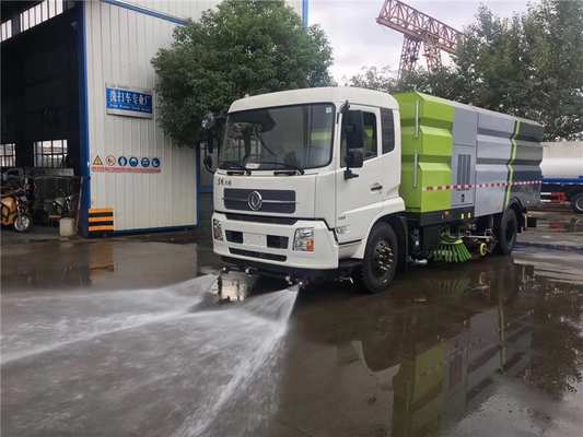 Powerful Street Sweeping Truck Road Cleaner Truck Diesel Fuel Type