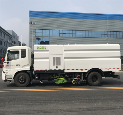4x2 Driving High Pressure Road Sweeper Truck 3-20km/H Clean Speed