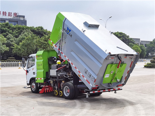 4x2 Dongfeng Street Sweeper Truck With 3000L Water Tank And 2500L Dust Tank