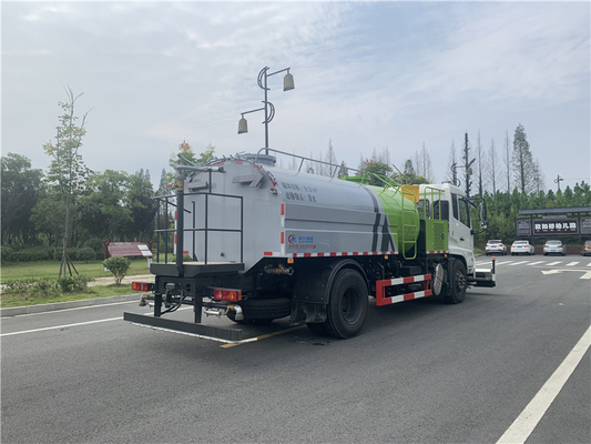 10 Cbm High Pressure Road Washing Truck 5-15km/H Cleaning Speed
