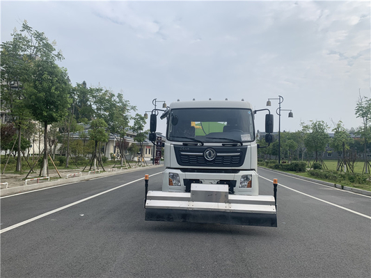 10 Cbm High Pressure Road Washing Truck 5-15km/H Cleaning Speed