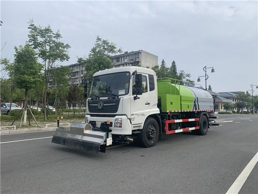 10 Cbm High Pressure Road Washing Truck 5-15km/H Cleaning Speed