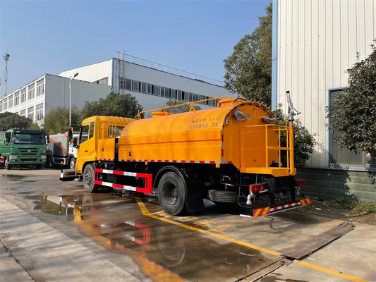 Dongfeng 10m3 Tank Road Washing Truck Safe And Hygienic Vehicle