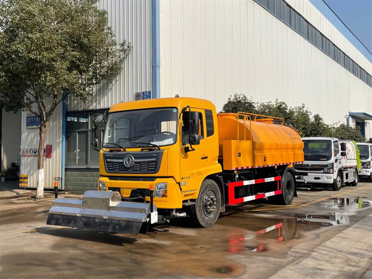Dongfeng 10m3 Tank Road Washing Truck Safe And Hygienic Vehicle
