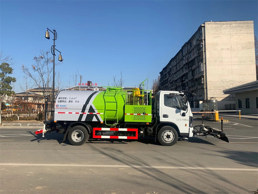 4x2 Chinese Mini Sweeper Truck High Pressure Road Cleaning Truck 5 Tons