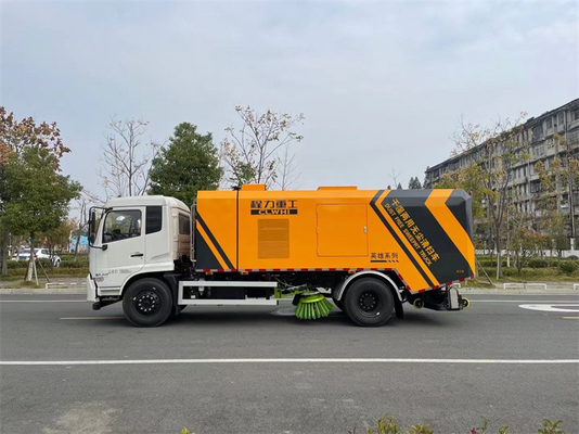10cbm Wet And Dry  Road Sweeper Truck High Pressure High Performance