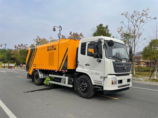 10cbm Wet And Dry  Road Sweeper Truck High Pressure High Performance