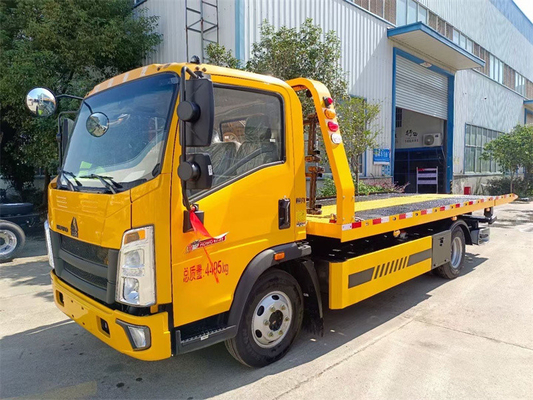 Howo Sinotruck Tilt And Slide Recovery Trucks 4 Tons 116hp Rated Power