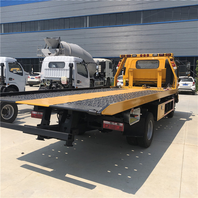 4 Tons JAC Euro 6 Rollback Flatbed Tow Truck With 3 Passengers
