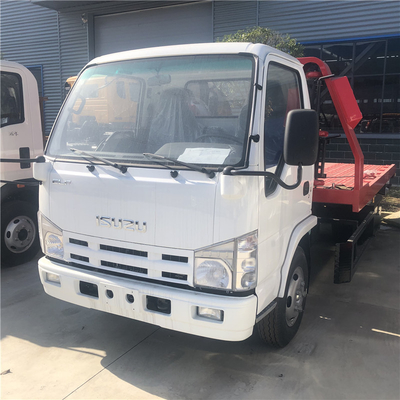 4000Kg Isuzu Rollback Flatbed Wrecker Truck Diesel Fueled Type