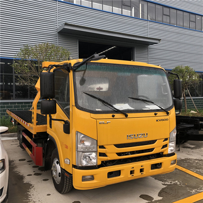 5 Tons KV600 Isuzu Japan Flatbed Truck Tow Truck Euro 5 Emission Standard