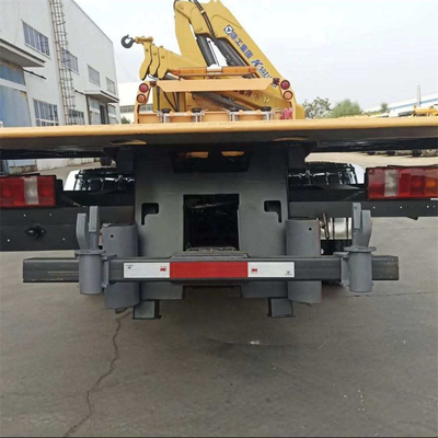 5 Tons Howo Euro 3 Euro 5 Flatbed Wrecker Truck With Knuckle Crane