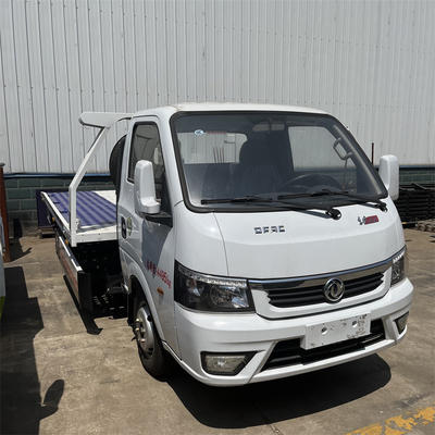 Euro 6 Dongfeng Mini Tilt Deck Tow Truck 3 Ton Tow Truck Both Sides Manual Operation